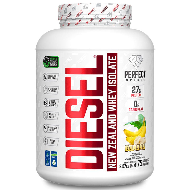 Perfect Sports Diesel Protein, 5lb Banana - SupplementSource.ca