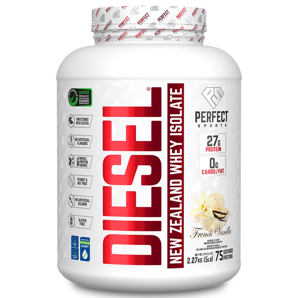 Perfect Sports Diesel Protein, 5lb French Vanilla - SupplementSource.ca