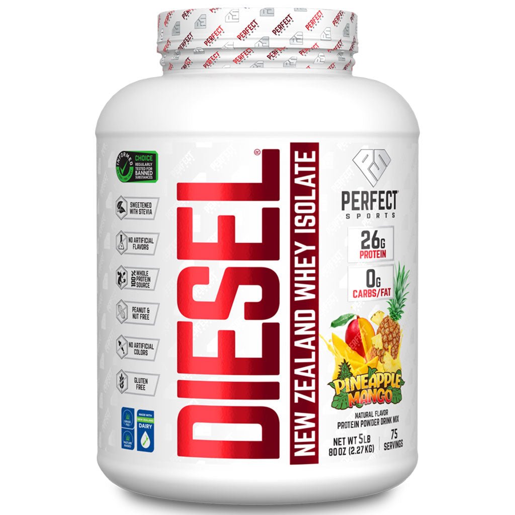 Perfect Sports Diesel Protein, 5lb Pineapple Mango - SupplementSource.ca