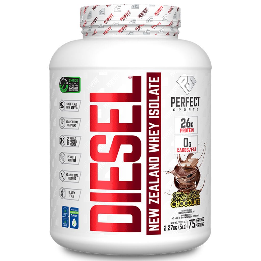 Perfect Sports Diesel Protein, 5lb Triple Rich Chocolate - SupplementSource.ca