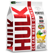 Perfect Sports HULK CLEAN MASS GAINER, 10lbs Banana - SupplementSource.ca