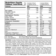 Perfect Sports HULK CLEAN MASS GAINER, 10lbs Chocolate Ice Cream Nutrition Panel - SupplementSource.ca