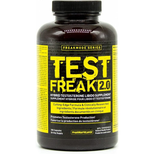 Pharmafreak Test Freak 2.0 180 Capsules with Free $10 Gift Card - SupplementSource.ca