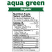 Prairie Naturals Aqua Greens 200g Nutrition Panel - SupplementSource.ca