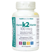 Prairie Naturals VITAMIN K2 MK7 100mcg, 60 vcaps - SupplementSourceca