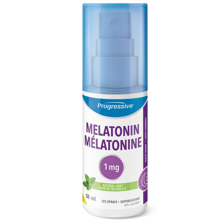 Progressive MELATONIN SPRAY, 58ml - SupplementSourceca