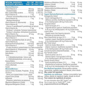 Progressive Multi Active Men, 120 VCaps Nutrition Panel -  SupplementSource.ca