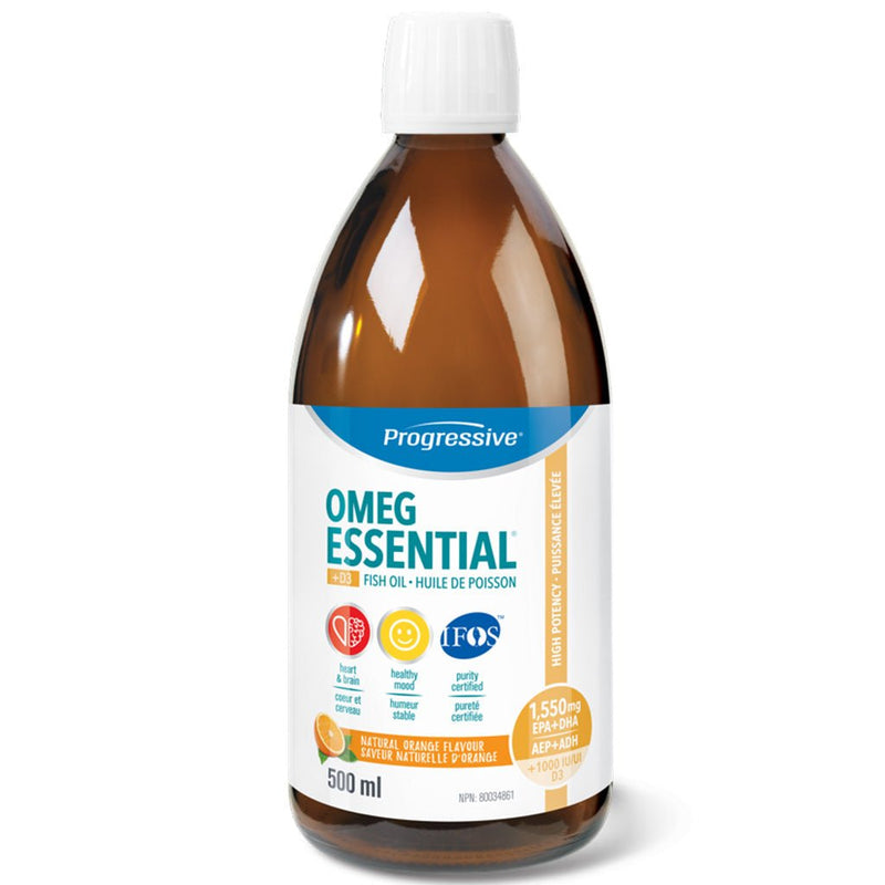 Progressive OMEGESSENTIAL+D FISH OIL, 500ml
