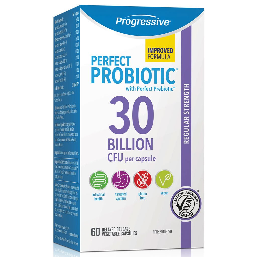 Progressive Perfect Probiotic 30 Billion, 60 VCaps - SupplementSource.ca