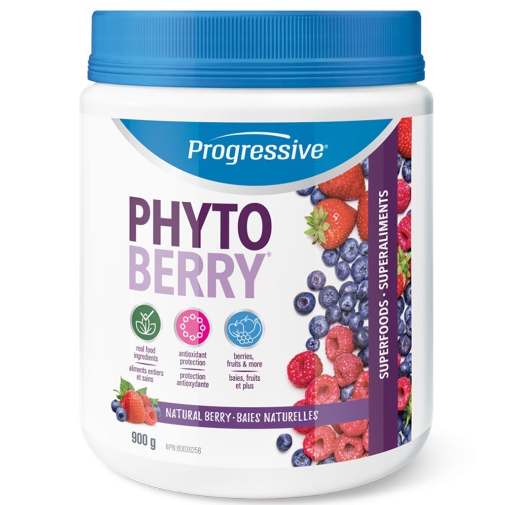 Progressive PHYTOBERRY (60 day Supply), 900g (GIFT CARD Combo) Natural Berry Supplementsource.ca