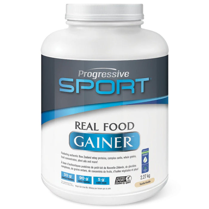 Progressive Sport Real Food Gainer 5lbs Vanilla - SupplementSource.ca