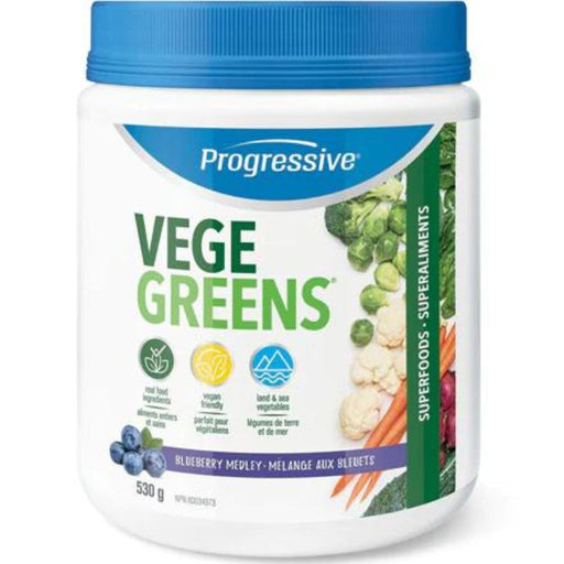 Progressive Vegegreens 530g Blueberry - SupplementSource.ca