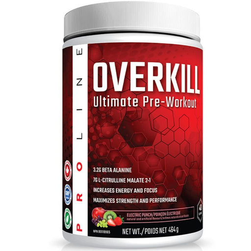 Overkill Ultimate Pre-Workout Electric Punch - SupplementSource.ca