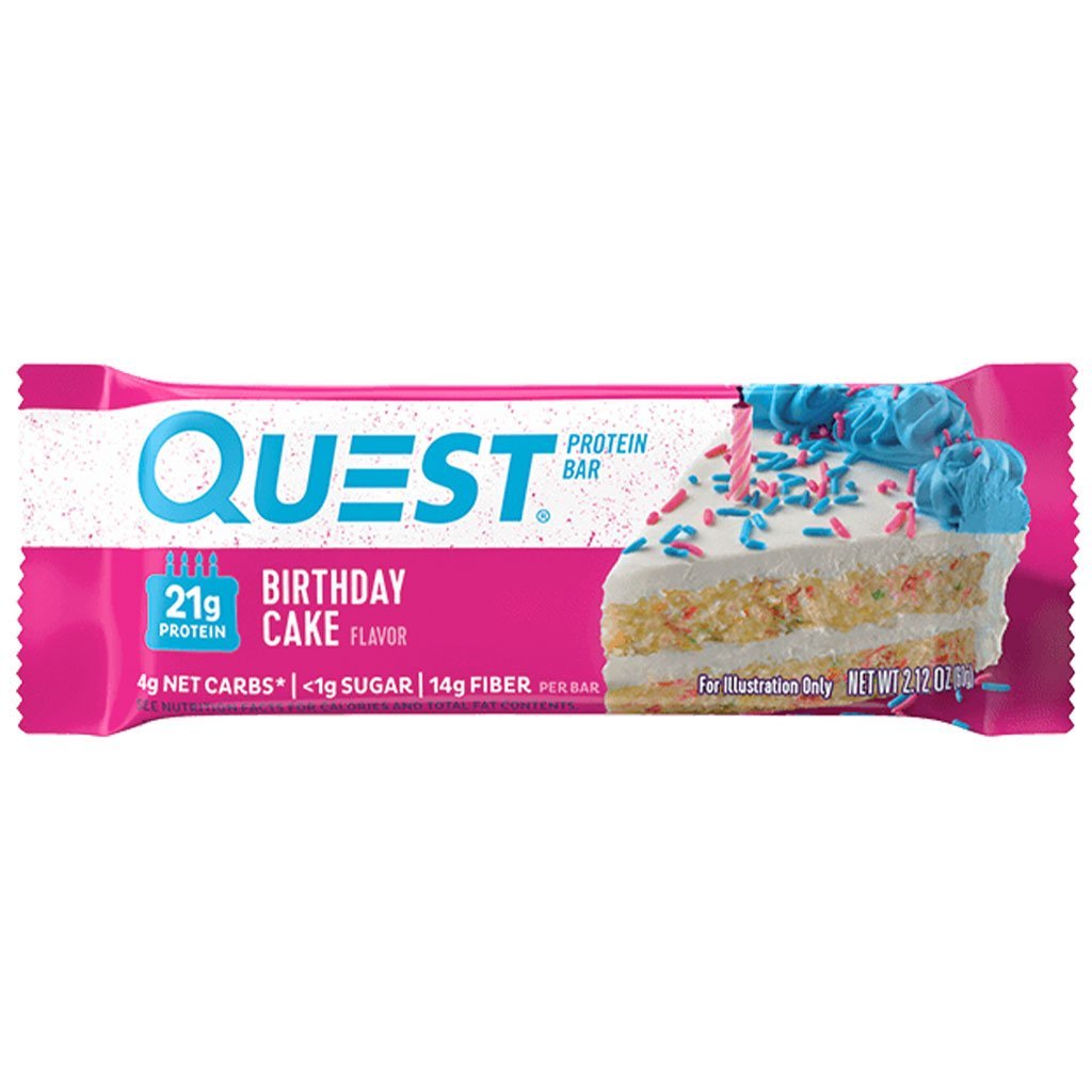 Quest Bars Birthday Cake - SupplementSource.ca is your low carb source