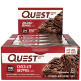 Quest Bars Chocolate Brownie Low Net Carb Bars -  SupplementSource.ca