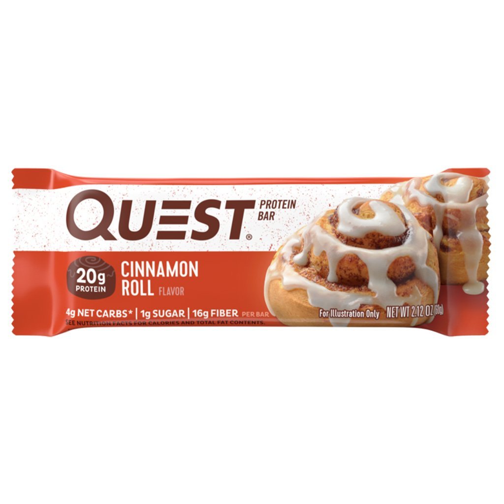 Quest Bars Cinnamon Roll - SupplementSource.ca is your low carb source