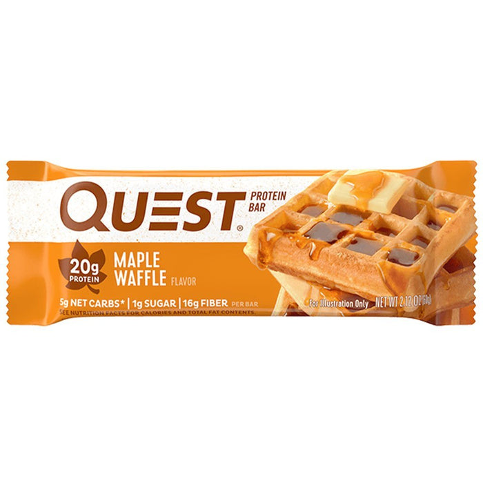 Quest Bars Maple Waffle - SupplementSource.ca is your low carb source
