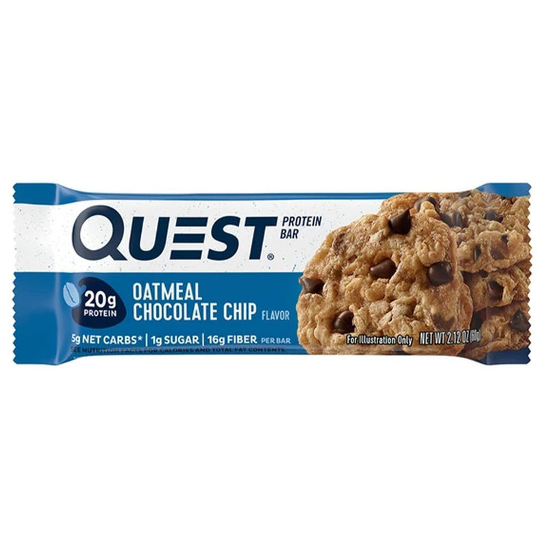 Quest Bars Oatmeal Chocolate Chip - SupplementSource.ca is your low carb source