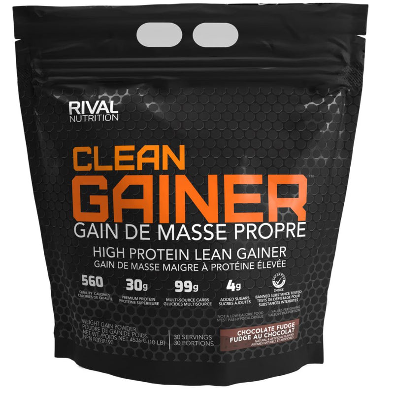 Rival CLEAN GAINER, 10lb Chocolate Fudge - SupplementSource.ca