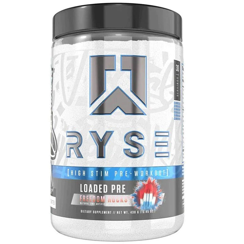 Ryse Loaded Pre 60 Servings Freedom Rocks - SupplementSource.ca