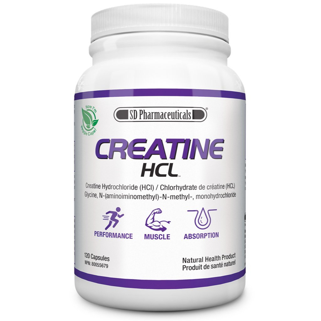 SD Pharma CREATINE HCL, 120 Caps — SupplementSource.ca