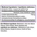 SD Pharmaceuticals Creatine HCL Powder 300g Blue Raspbery Nutrition Panel - SupplementSource.ca
