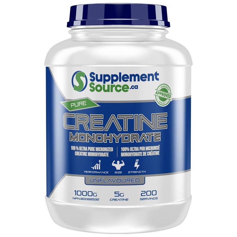 SS.ca CREATINE MONOHYDRATE, 1000g - SupplementSourceca