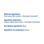 SS.ca GLUTAMINE, 1000g Nutritional Panel - SupplementSourceca