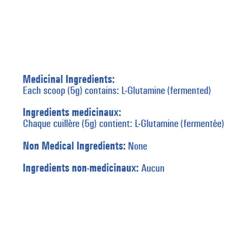 SS.ca GLUTAMINE, 1000g Nutritional Panel - SupplementSourceca