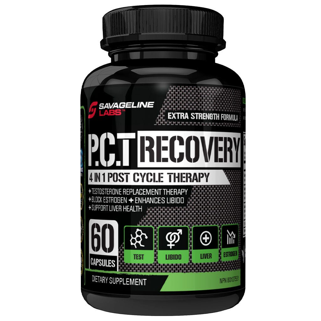 SavageLine Labs P.C.T. Recovery 60 Capsules - SupplementSource.ca