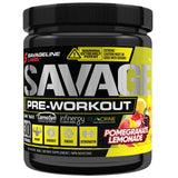 SavageLine Labs Savage Pre-Workout 30 Servings Pomegranate Lemonade - SupplementSource.ca