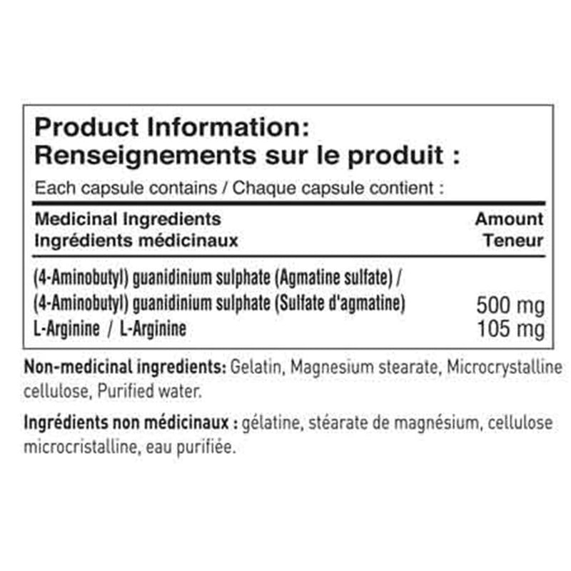 Tested Nutrition AGMATINE, 120 Caps