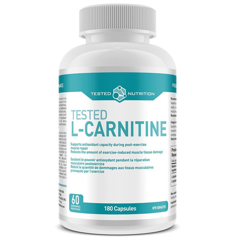 Tested Nutrition L-CARNITINE, 180 gélules