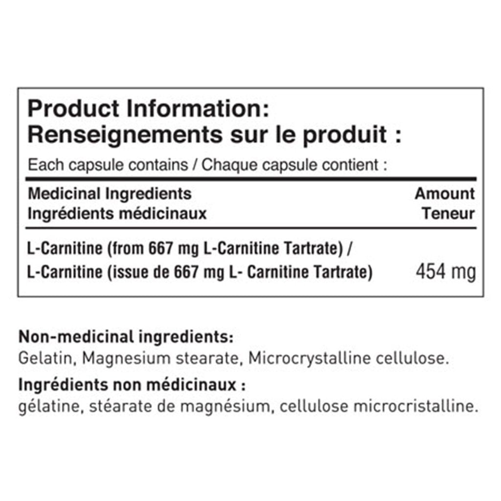 Tested Nutrition L-CARNITINE, 180 Caps