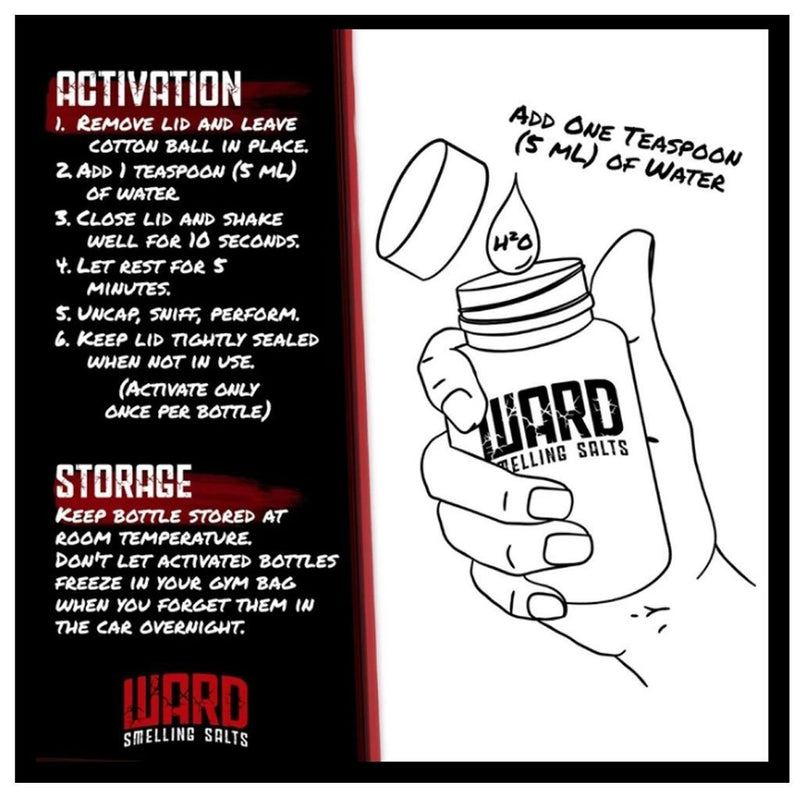 Ward Smelling Salts ASYLUM REFILLABLE BOTTLE - SupplementSource.ca