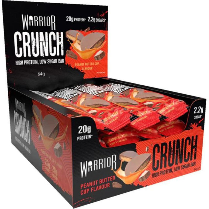 Warrior Crunch Bar Box Peanut Butter Cup  - SupplementSource.ca
