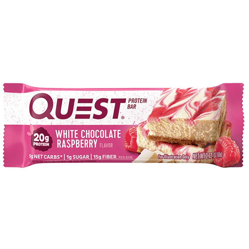 Quest Bars White Chocolate Raspberry - SupplementSource.ca is your low carb source