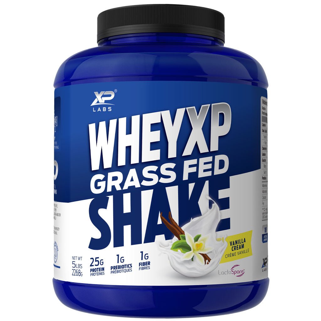 XPLabs WheyXP Grass Fed Shake, 5 lbs Vanilla Shake - SupplementSource.ca