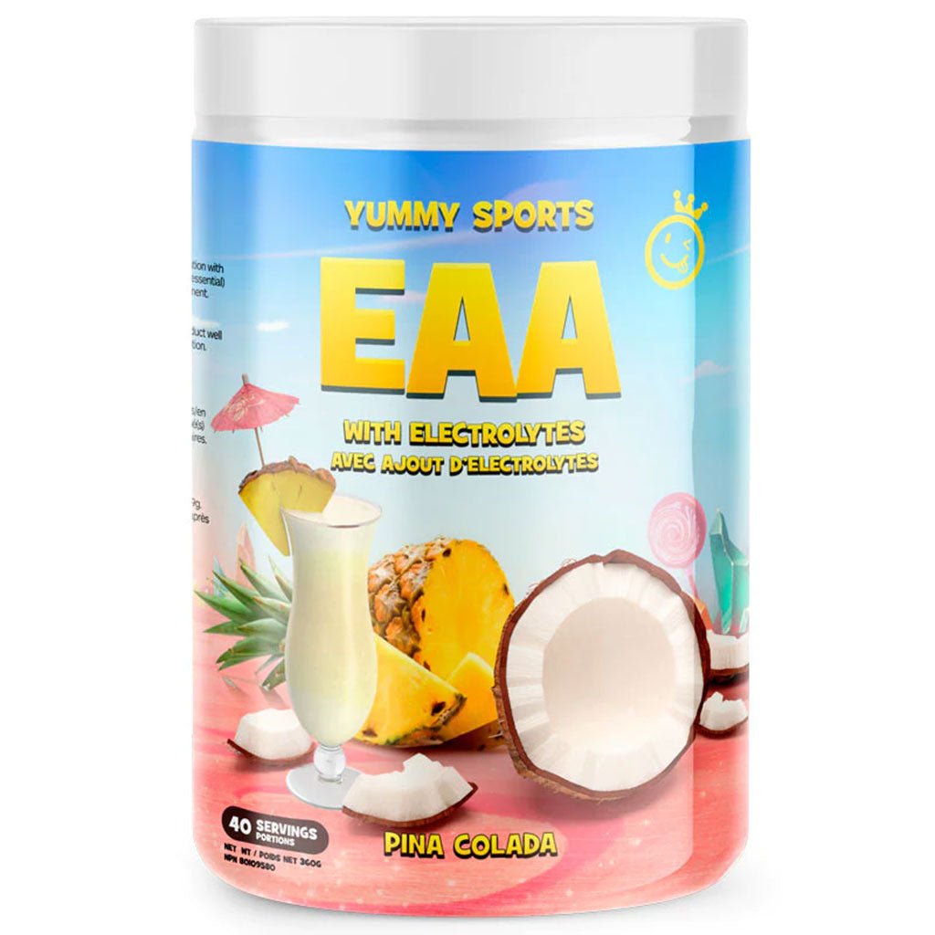 Yummy Sports EAA with Electrolytes 40 Servings Pina Colada - SupplementSource.ca