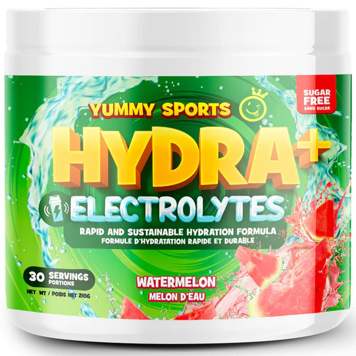 Yummy Sports Hydra + Electrolytes, 30 Servings Watermelon - SupplementSource.ca