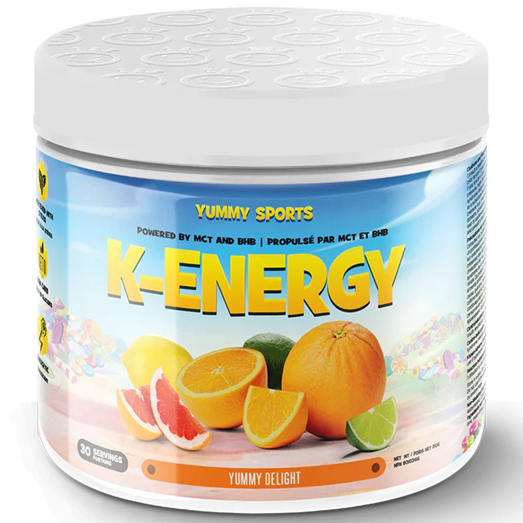 Yummy Sports K-Energy 30 Servings Yummy Delight - SupplementSource.ca