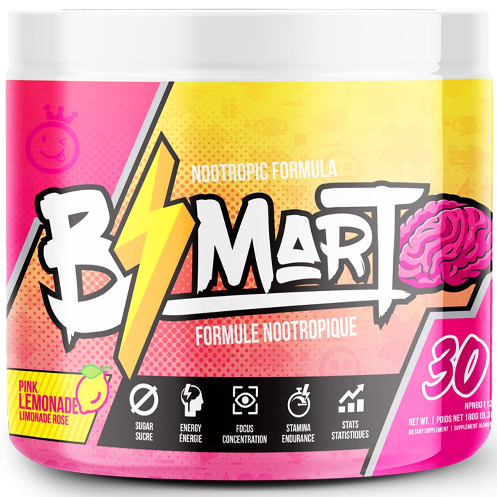 Yummy Sports BSmart 30 Servings Pink Lemonade - SupplementSource.ca