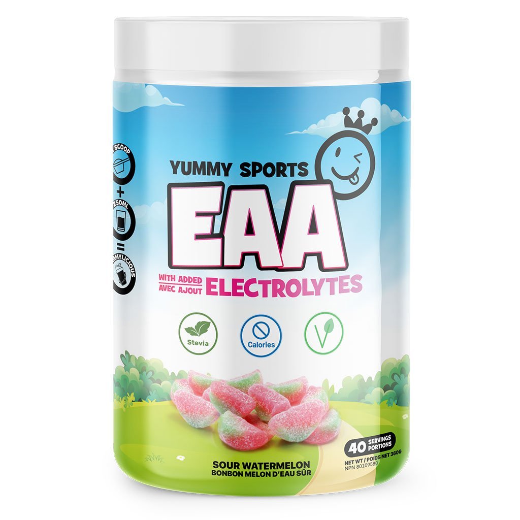 Yummy Sports EAA with Electrolytes 40 Servings Sour Watermelon - SupplementSource.ca