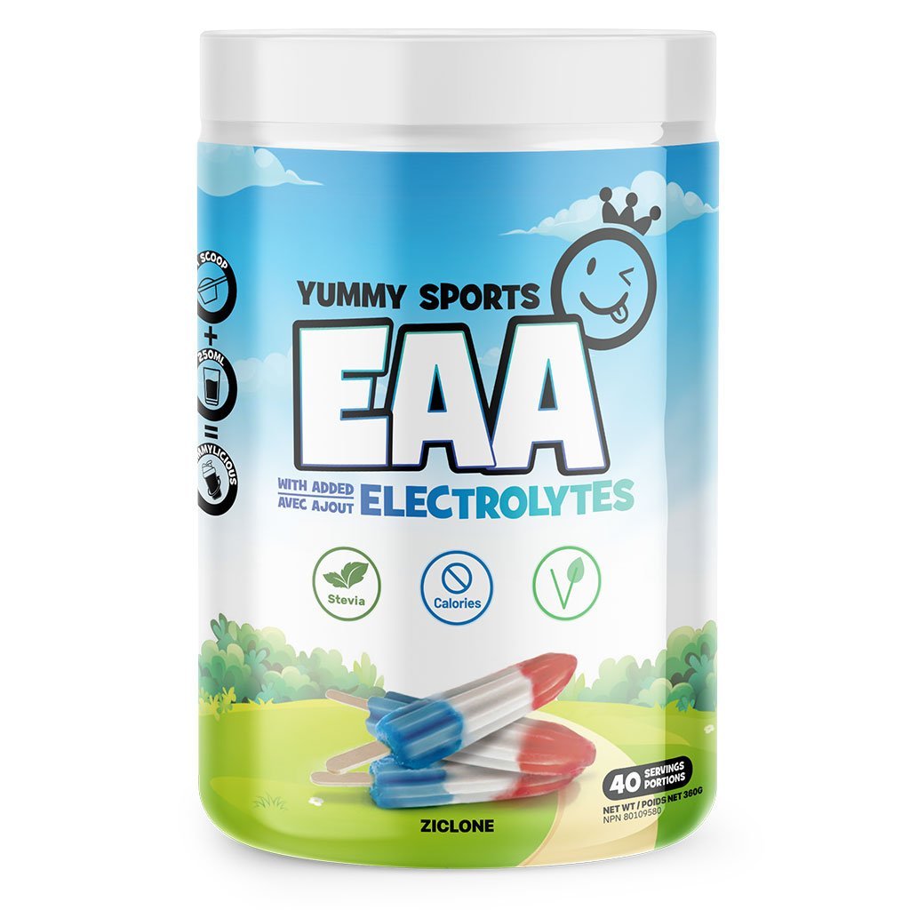 Yummy Sports EAA with Electrolytes 40 Servings Ziclone - SupplementSource.ca