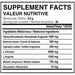 Yummy Sports Gorilla Pump 30 Servings Nutrition Panel - SupplementSource.ca