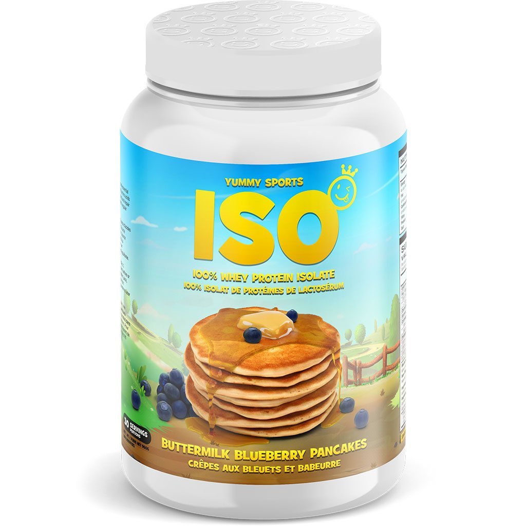 Yummy Sports ISO, 2lb Buttermilk Blueberry Pancakes - SupplementSource.ca