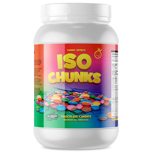 Yummy Sports ISO Chunks 25 Servings Chocolate Candies - SupplementSource.ca