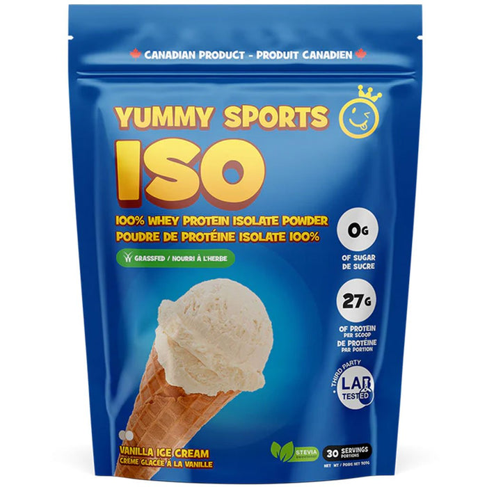 Yummy Sports ISO, 30 Servings Vanilla Ice Cream - SupplementSource.ca