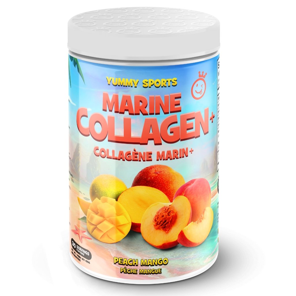 Yummy Sports Marine Collagen 30 Servings, Peach Mango Supplementsource.ca