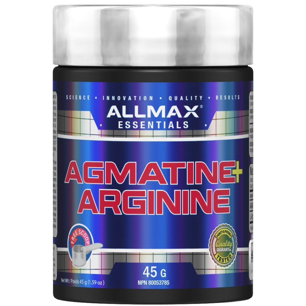 Allmax AGMATINE + ARGININE, 45 Servings - SupplementSourceca